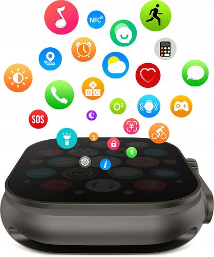 Smartwatch Kiano Solid czarny na Arena.pl