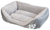 Legowisko dla psa szare S prostokątne SQUARE 40x30cm SNAPPY