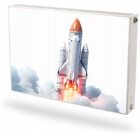 Mata magnetyczna magnes na grzejnik Fototapeta na wymiar START RAKIETY