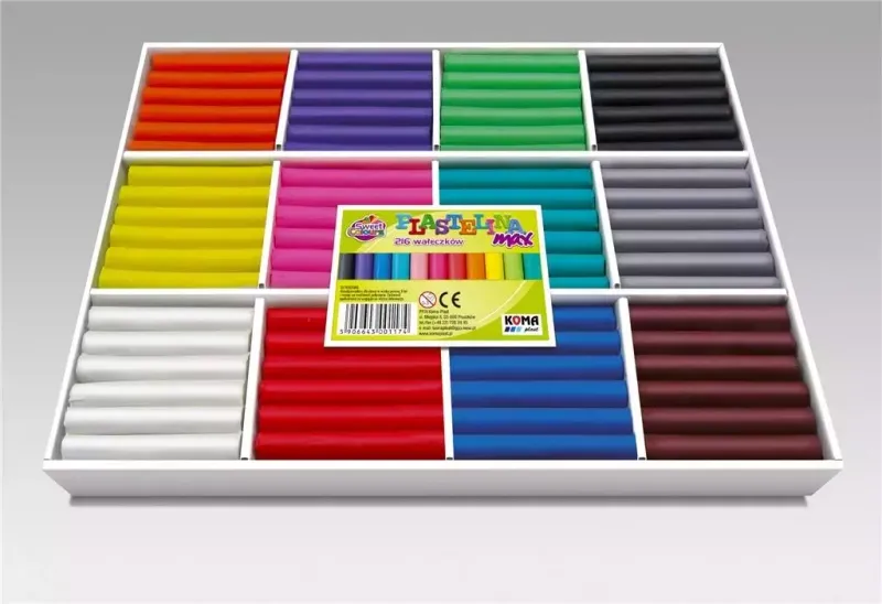 Plastelina max 216 wałeczków zdjęcie 1