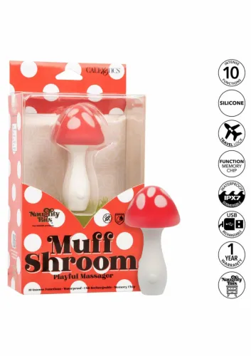 calexotics naughty bits muff shroom playful massager mini, 10 trybow na Arena.pl