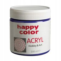 farba akrylowa 250 ml granatowy happy color 6685