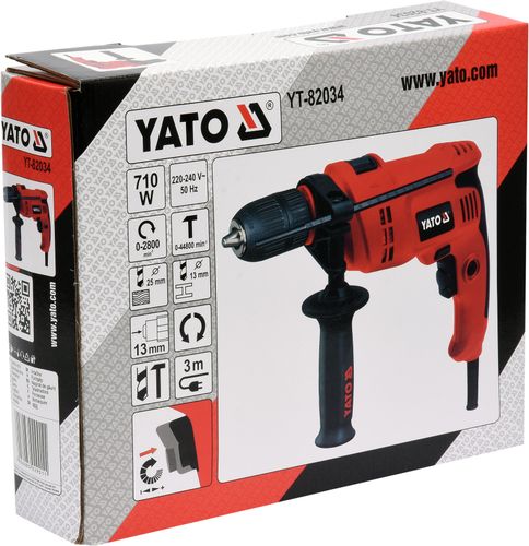 wiertarka udarowa 710w - yt-82034 na Arena.pl