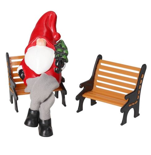 Zestaw Dekoracyjnych Ławek Miniaturowych 6 cm - Do Stroików i Kompozycji na Arena.pl