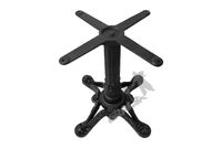 NOGA STOŁU D01 - NISKA Z KRZYŻAKIEM CZTERY NÓŻKI ŻELIWNA PODSTAWA