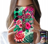 ETUI DO SAMSUNG GALAXY A34 5G - KRZYŻ, RÓŻA CHRZEŚCIJAŃSTWO JEZUS PLECKI