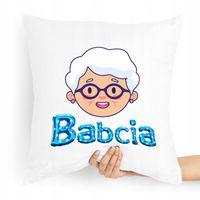Poduszka Prezent Na Dzień Babci Babcia Z Nadrukiem Ze Zdjęciem
