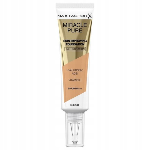 MAX FACTOR Miracle Pure Podkład do twarzy SPF30 30 ml - 55 Beige zdjęcie 1