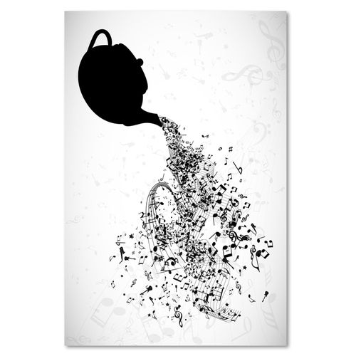 Deco Panel, Muzyczna herbata 70x100 na Arena.pl