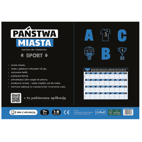 TREFL 30067 Gra towarzyska Państwa-miasta. Sport na Arena.pl