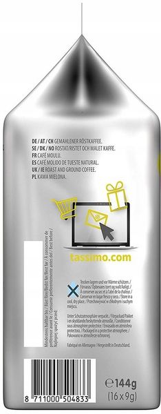 Kapsułki TASSIMO Jacobs Caffe Crema Intenso XL 16 zdjęcie 5