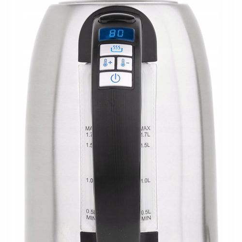 CZAJNIK ELEKTRYCZNY 2200W 1,7L STAL NIERDZEWNA Z REGULACJĄ TEMPERATURY LUND na Arena.pl