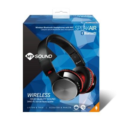 CUFFIA BT SPEAK AIR black/red na Arena.pl