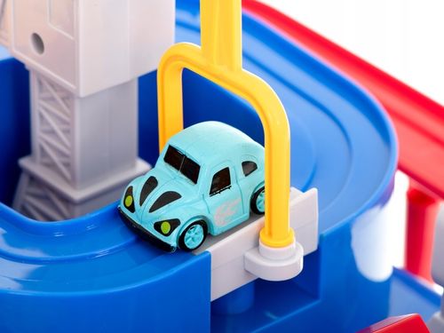 Tor przeszkód interaktywny samochodowy wyścigi parking 4 pojazdy auto autob na Arena.pl