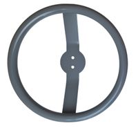 Uchwyt wspinaczkowy Kierownica duży - szary