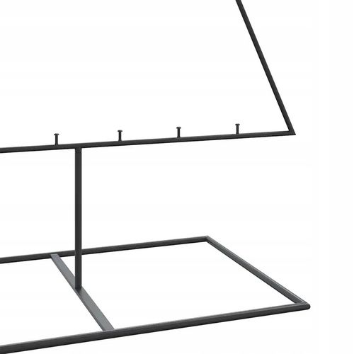 Metalowa choinka świąteczna, do dekoracji, czarna, 210 cm na Arena.pl