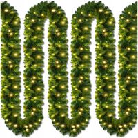 GIRLANDA ŚWIĄTECZNA JODŁA PODŚWIETLANA LED ŁAŃCUCH ŚWIĄTECZNY GĘSTA 500 CM