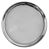 Taca Stalowa Tacka Kuchenna Talerz Patera do Serwowania Okrągła 23 cm