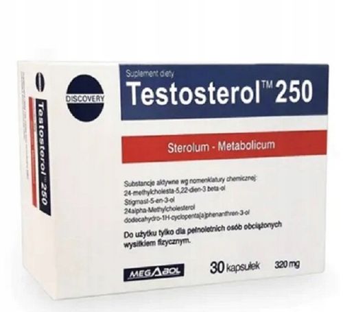 Mocny Preparat Testosterol + Meta Masa Siła libido Testosteron sterole na Arena.pl