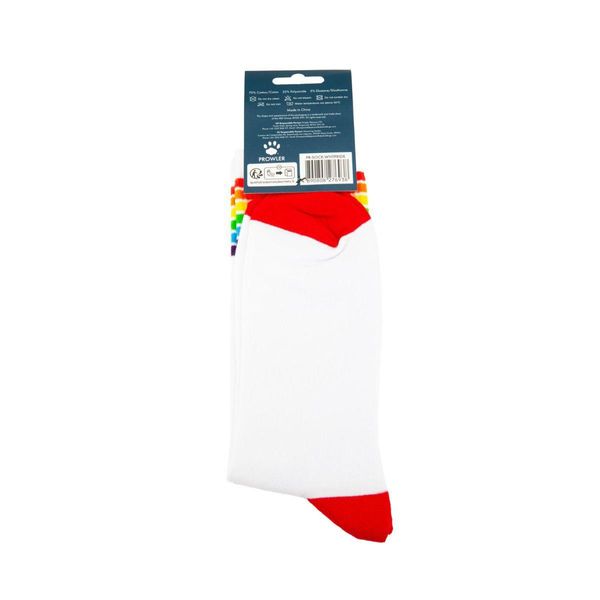 Prowler Pride Socks White zdjęcie 3