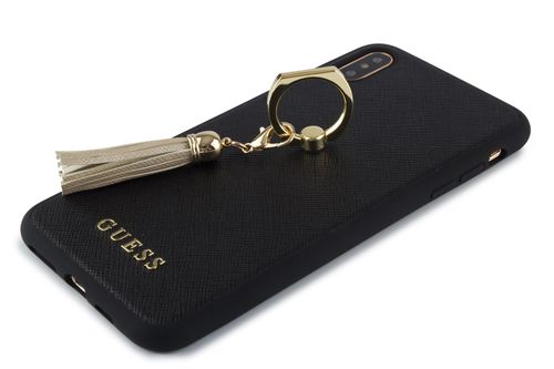 GUESS HARD CASE SAFFIANO - iPhone XS Max - BLACK na Arena.pl