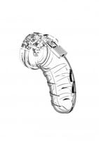 klatka na penisa chastity model 04 transparent man cage
