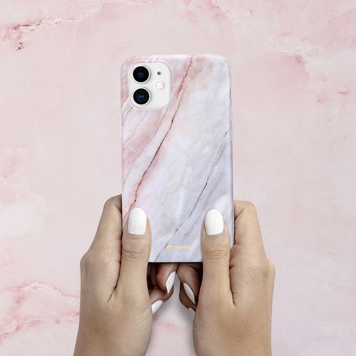Crong Marble Case – Etui iPhone 11 (różowy) na Arena.pl