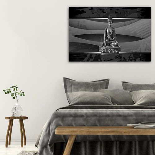 Deco Panel, Budda na abstrakcyjnym tle 4 90x60 na Arena.pl