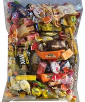 CUKIERKI NADZIEWANE OWOCOWE I CZEKOLADOWE MIX SABA 0,9 KG