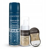 COCCINE ZESTAW IMPREGNAT PIANKA GĄBKA ZAMSZ NUBUK