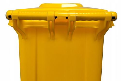 Pojemniki na Śmieci 120l Kosze do Segregacji Odpadów Mocne ZESTAW 3 szt. na Arena.pl