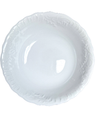 SALATERKA OKRĄGŁA BIAŁA ĆMIELÓW ROCOCO 0001 23 CM