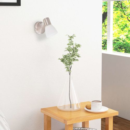 Lampy ścienne, 2 szt, E14, srebrne na Arena.pl