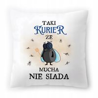 Poduszka Dla Kuriera Dostawcy Na Urodziny Prezent Z Nadrukiem Ze Zdjęciem