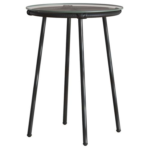 Zestaw do jadalni w ogrodzie 3 pcs Czarny i antracyt na Arena.pl