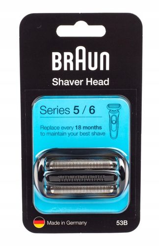 BRAUN 53B FOLIA BLOK OSTRZA DO GOLAREK SERIES 5/6 +szczoteczka gratis na Arena.pl