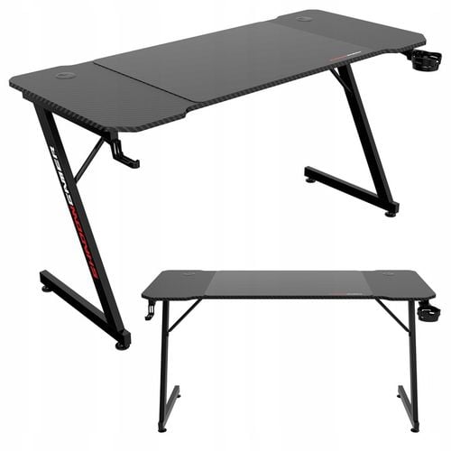 BIURKO DLA GRACZY GAMINGOWE KOMPUTEROWE SZKOLNE REGULOWANE 140 cm na Arena.pl