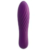 svakom tulip violet - kompaktowy wibrator silikonowy, 10 trybow