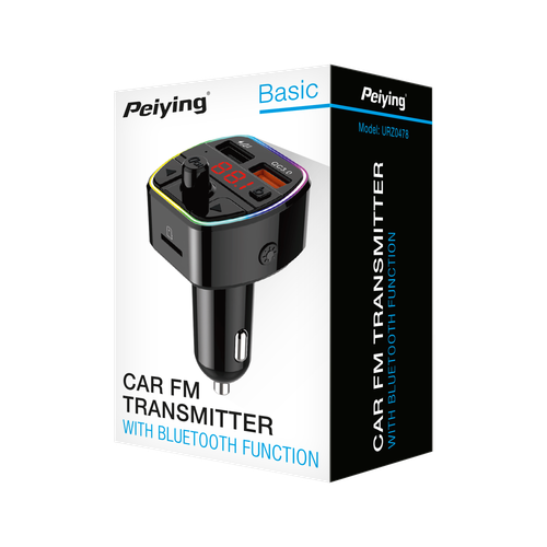 Transmiter Bluetooth 5.0 szybka ładowarka 2xUSB LED 12-24V Micro SD MP3 na Arena.pl