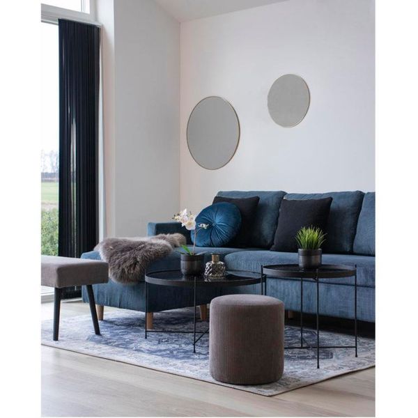 Lustro Jersey okrągłe złote 40cm zdjęcie 2