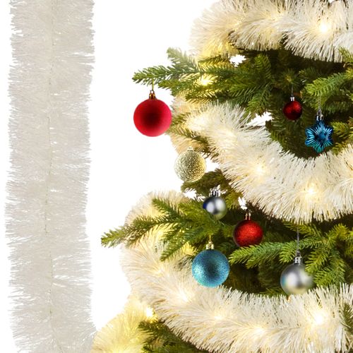 łańcuch led choinkowy biały na baterie świąteczny na choinkę 6 metrów na Arena.pl