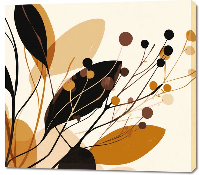 Obraz 100x90cm Jesienne Sylwety zdjęcie 1