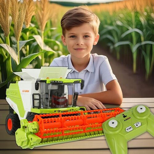 Kombajn Zdalnie Sterowany Pilot R/C Traktor Generator DYMU Światła Dźwięk na Arena.pl