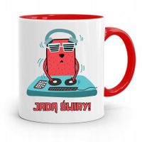 Dla Dja Muzyka Kubek Czerwony Jadą Świry Prezent Z Nadrukiem Ze Zdjęciem