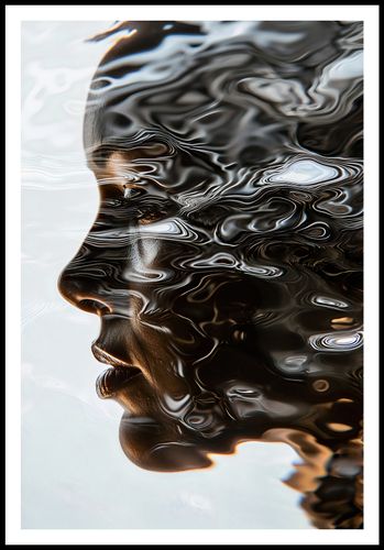 Plakat 68x101cm Wodniste Odbicie Swojego Ja na Arena.pl