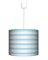 Lampa wisząca duża - Niebieskie pasy