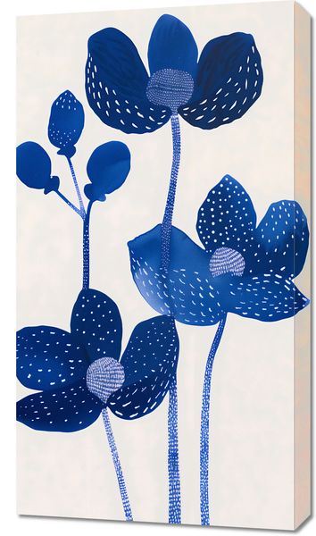 Obraz 50x90cm Nocne Kwiaty zdjęcie 1
