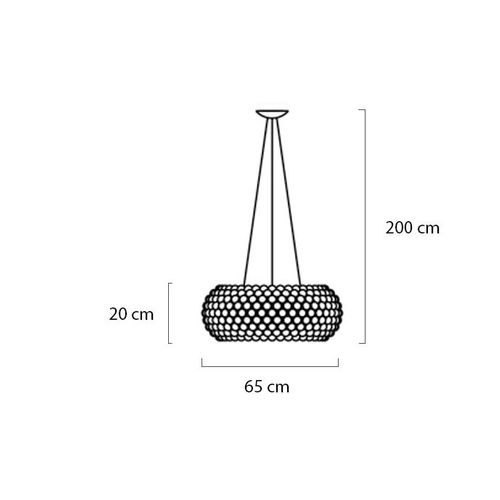 Lampa wisząca aria amber 65 na Arena.pl