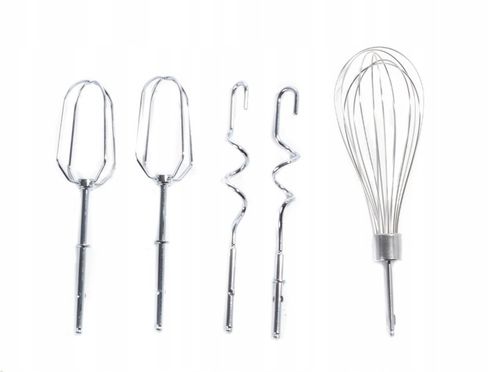 BLENDER RĘCZNY WIELOFUNKCYJNY MOCNY TYTANOWE OSTRZA ZESTAW 6W1 na Arena.pl