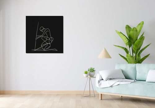 Plakat 80x80cm Linia na Arena.pl